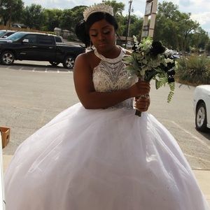 Wedding dress & Tier